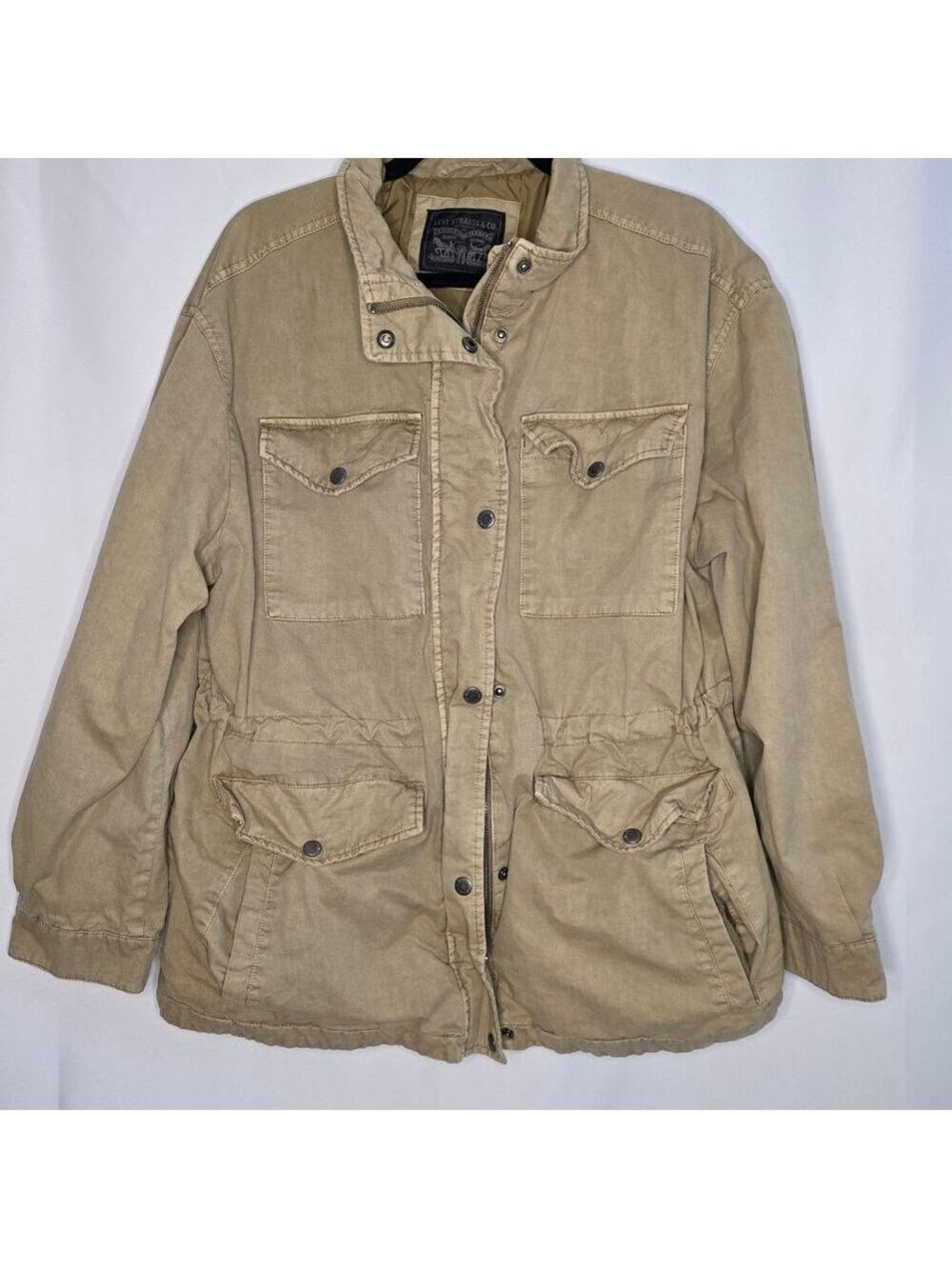 Levi Strauss & Co Beige Utility Jacket Large